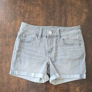 SO Gray Jean Shorts with Cuffed Hems and Relaxed Fit